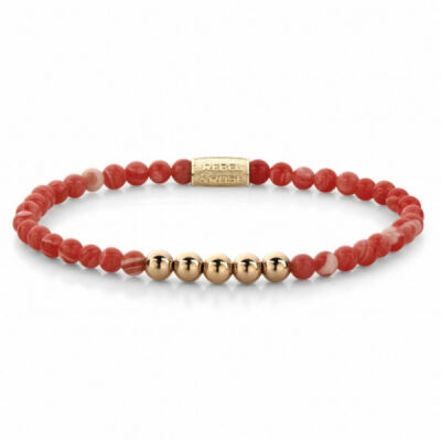 Bracelet Rebel & Rose More balls than most Coral Beach Rose gold colored
