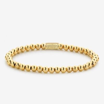 Bracelet Rebel & Rose Stones Only Gold Only - 4mm