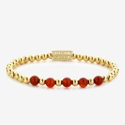 Bracelet Rebel & Rose More Balls Than Most - Yellow Gold meets Amazing Grace - 5 et 6mm