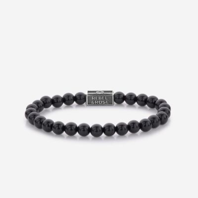 Bracelet Rebel & Rose Silverbead - Tourmaline Trust - 6mm