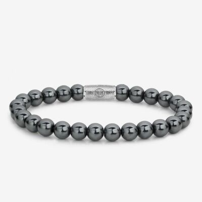 Bracelet Rebel & Rose Stones Only - Grey Silver Shine DV - 8mm