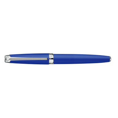 Coffret cadeau Stylo plume Caran d'Ache Léman KLEIN BLUE avec encrier Edition Limite