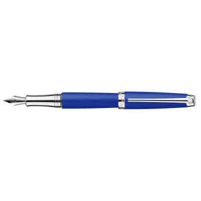Coffret cadeau Stylo plume Caran d'Ache Léman KLEIN BLUE avec encrier Edition Limite