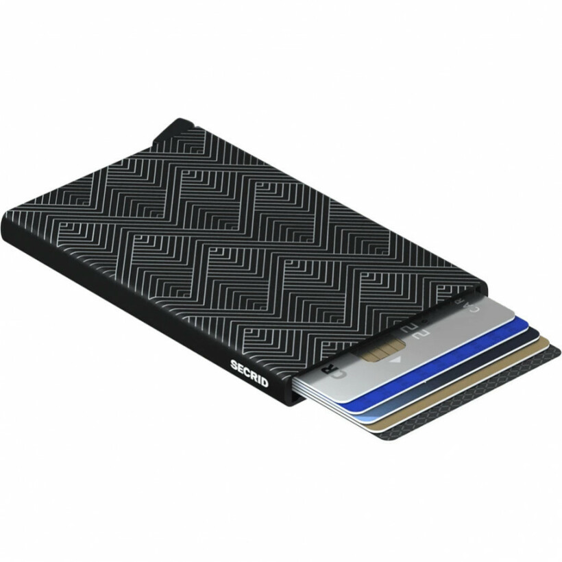 Porte-cartes Secrid Cardprotector Laser Structure Black