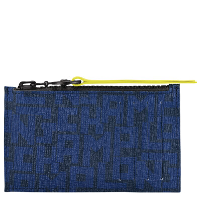 Porte-monnaie Longchamp Le Pliage LGP Noir/Marine