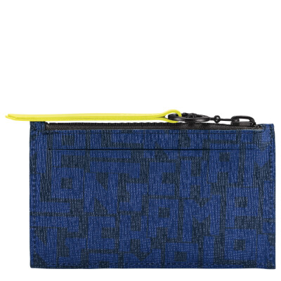 Porte-monnaie Longchamp Le Pliage LGP Noir/Marine
