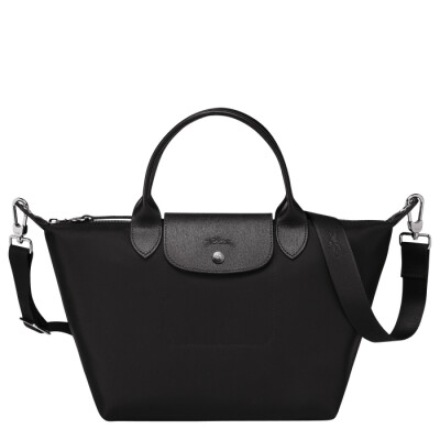 Sac porté main S Longchamp Le Pliage Néo Noir/Ebène
