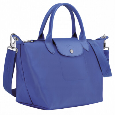 Sac porté main S Longchamp Le Pliage Néo Bleu