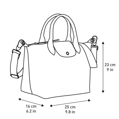 Sac porté main S Longchamp Le Pliage Néo Bleu