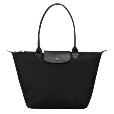 Sac porté épaule L Longchamp Le Pliage Néo Noir/Ebène