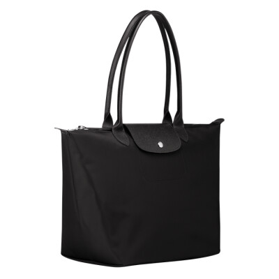 Sac porté épaule L Longchamp Le Pliage Néo Noir/Ebène