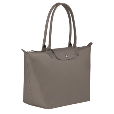Sac porté épaule L Longchamp Le Pliage Néo Taupe