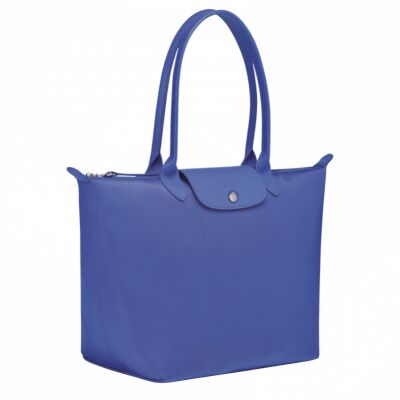 Sac porté épaule L Longchamp Le Pliage Néo Bleu