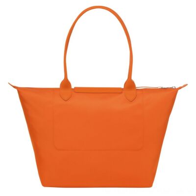 Sac porté épaule L Longchamp Le Pliage Néo Orange
