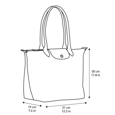 Sac porté épaule L Longchamp Le Pliage Néo Orange