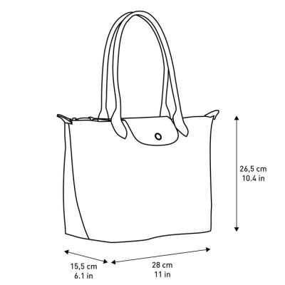 Sac porté épaule S Longchamp Le Pliage Néo Bleu