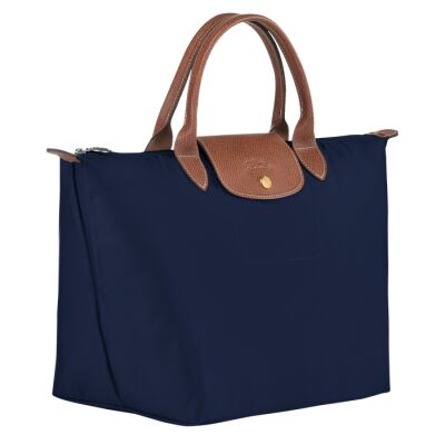 Sac porté main M Longchamp Le Pliage Original Navy