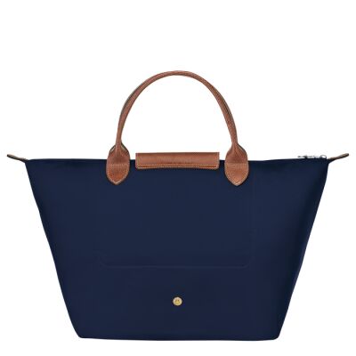 Sac porté main M Longchamp Le Pliage Original Navy