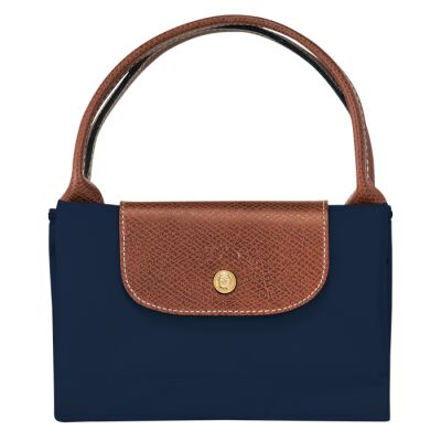 Sac porté main M Longchamp Le Pliage Original Navy