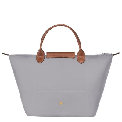 Sac porté main M Longchamp Le Pliage Original Gris