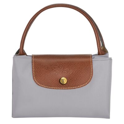 Sac porté main M Longchamp Le Pliage Original Gris