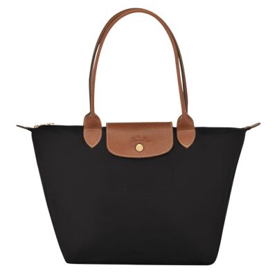 Sac porté épaule S Longchamp Le Pliage Original Noir