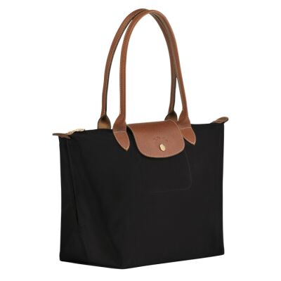 Sac porté épaule S Longchamp Le Pliage Original Noir