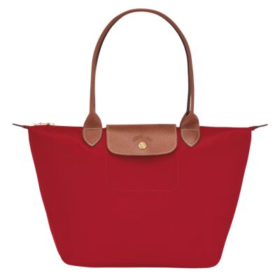 Sac porté épaule S Longchamp Le Pliage Original Rouge