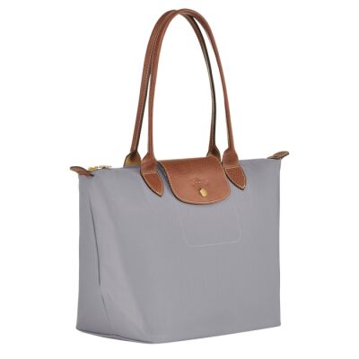 Sac porté épaule S Longchamp Le Pliage Original Gris
