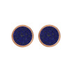 Boucles d\'oreilles Bronzallure Alba Stone Disc Lapis