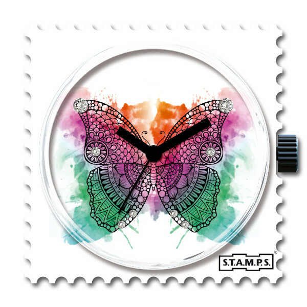 Montre Stamps  Diamond Butterfly
