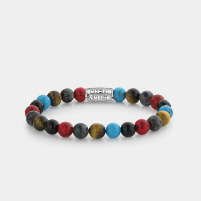 Bracelet Rebel & Rose Stones Only - Red Hot Summer - 8mm