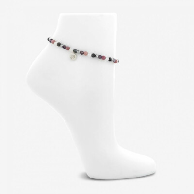 Bracelet de cheville - Anklet Pink fantasy - 4mm