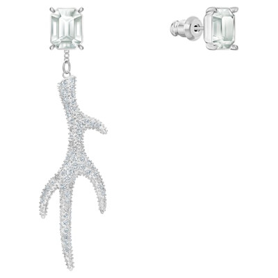 Boucles d'oreilles pendantes Swarovski Polar Bestiary pendant amovible