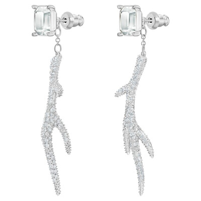 Boucles d'oreilles pendantes Swarovski Polar Bestiary pendant amovible