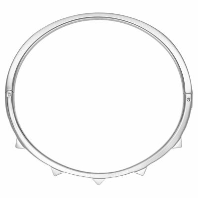 Bracelet jonc Swarovski Tactic métal rhodié ouvrant serti de cristaux