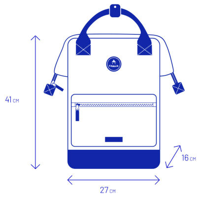 Sac à dos Cabaïa Adventurer Medium Londres + 2 poches interchangeables