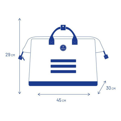 Sac de voyage CABAÏA Duffle Bag Londres + 2 poches interchangeables