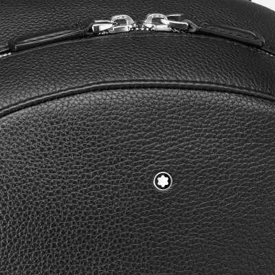 Sac à dos Montblanc moyen modèle Meisterstück Soft Grain fermeture zippée
