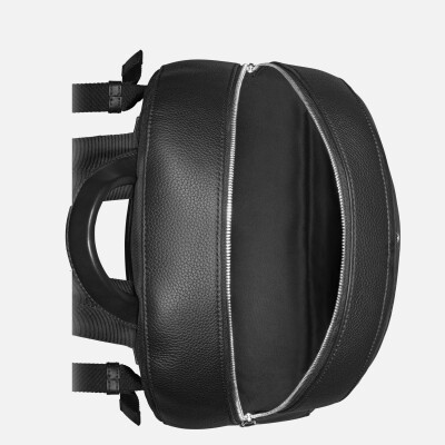 Sac à dos Montblanc moyen modèle Meisterstück Soft Grain fermeture zippée