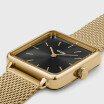 Montre CLUSE La Tétragone Mesh Black, Gold Colour