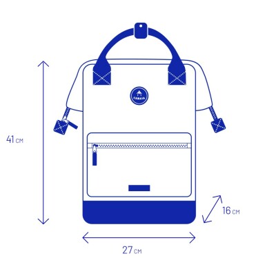 Sac à dos Cabaïa Adventurer Maxi Le Havre + 2 poches interchangeables