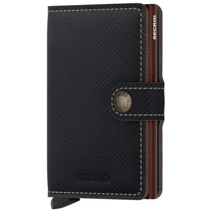 Porte-cartes SECRID Miniwallet Saffiano Brown