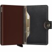 Porte-cartes SECRID Miniwallet Saffiano Brown