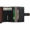 Porte-cartes SECRID Miniwallet Saffiano Brown