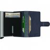 Porte-cartes SECRID Miniwallet Veg Navy Silver