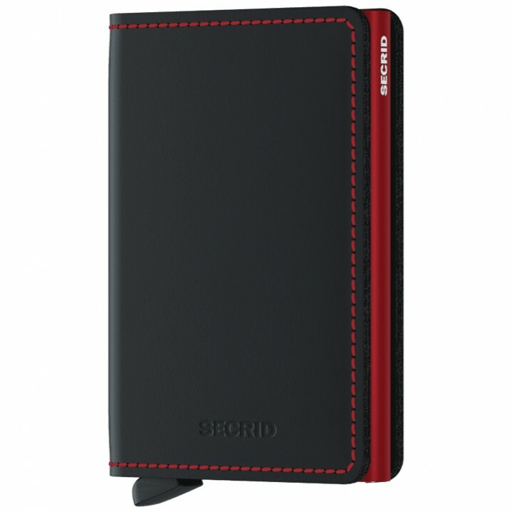 Porte-cartes SECRID Slimwallet Matte Black Red