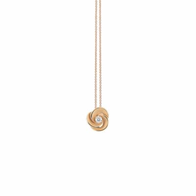 Pendentif AnnaMaria Cammilli Desert Rose Orange Apricot gold avec diamant