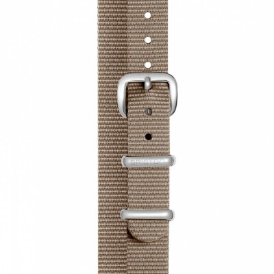 Bracelet de montre Briston NATO double tour taupe 12mm