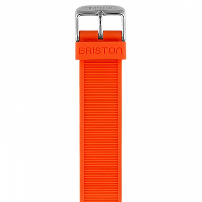 Bracelet de montre Briston Silicone Orange 20mm